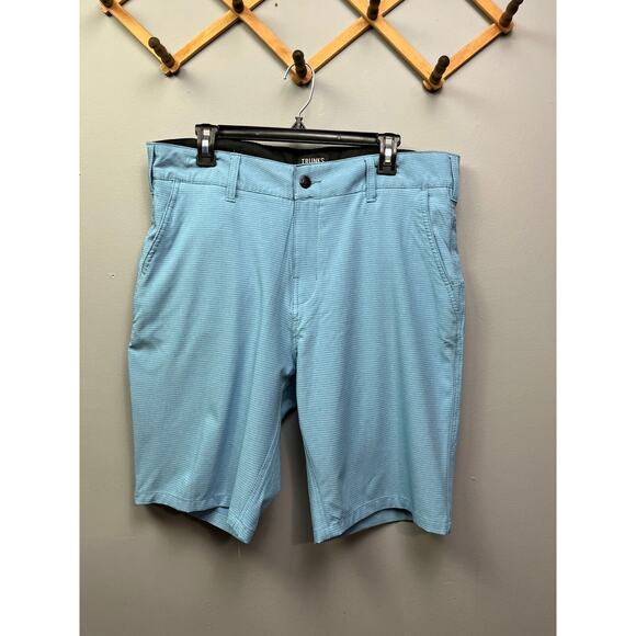 Trunks Multi Functional Short Mens 34 blue pockets Performance Preppy Golf - Picture 1 of 7